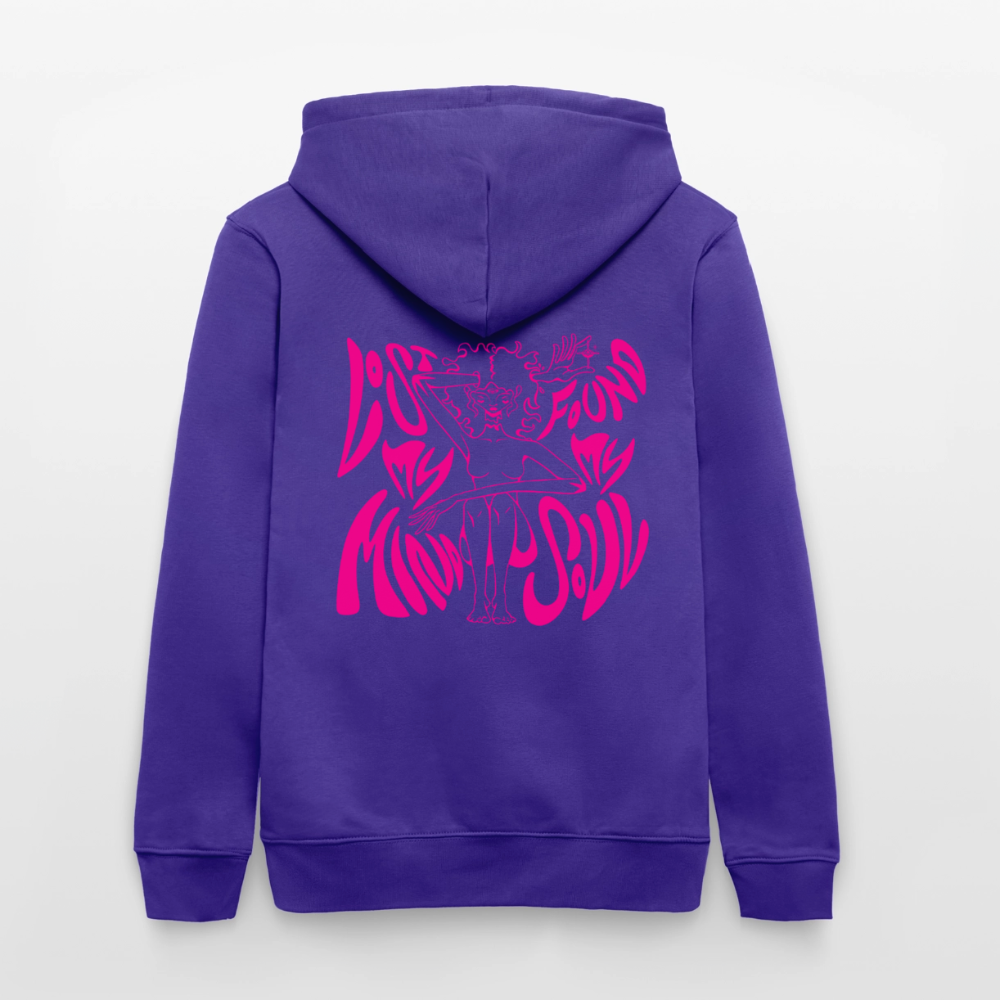 LOST MY MIND FOUND MY SOUL HOODIE - Purple Love 